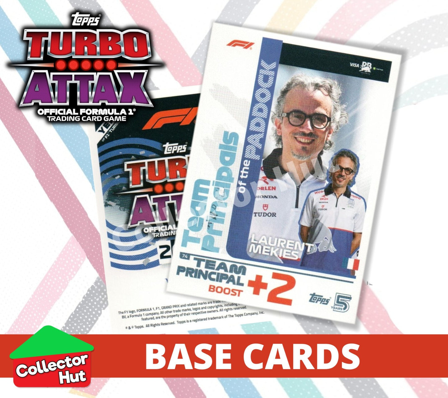 Topps Turbo Attax Formula 1 F1 2024 #1-166 Base Cards YOU CHOOSE
