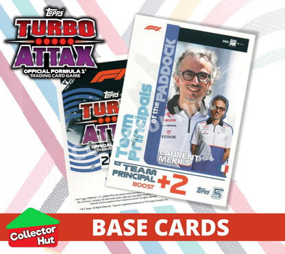 Topps Turbo Attax Formula 1 F1 2024 #1-166 Base Cards YOU CHOOSE