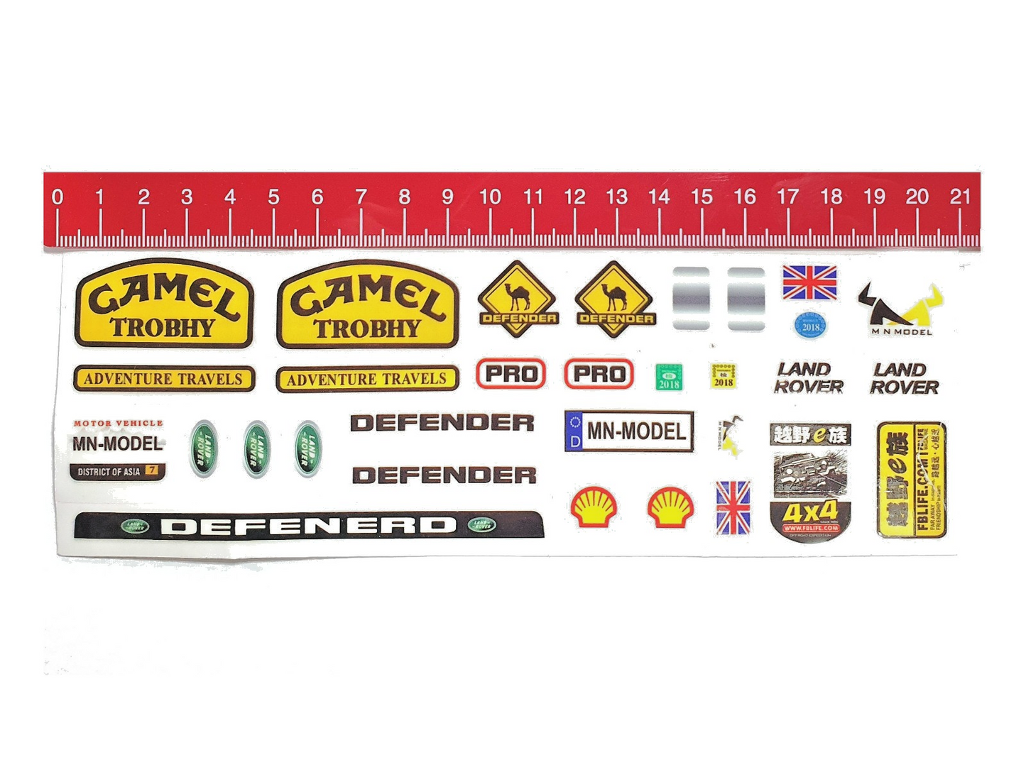 RC Models Car Truck Sticker Sets Accessories Upgrades Labels Customise Your Ride