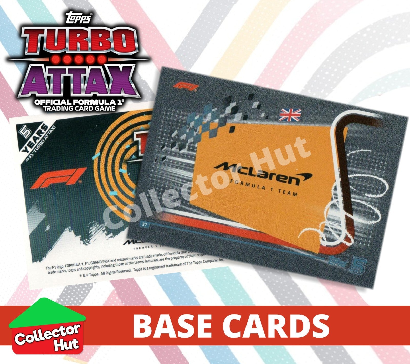 Topps Turbo Attax Formula 1 F1 2024 #1-166 Base Cards YOU CHOOSE
