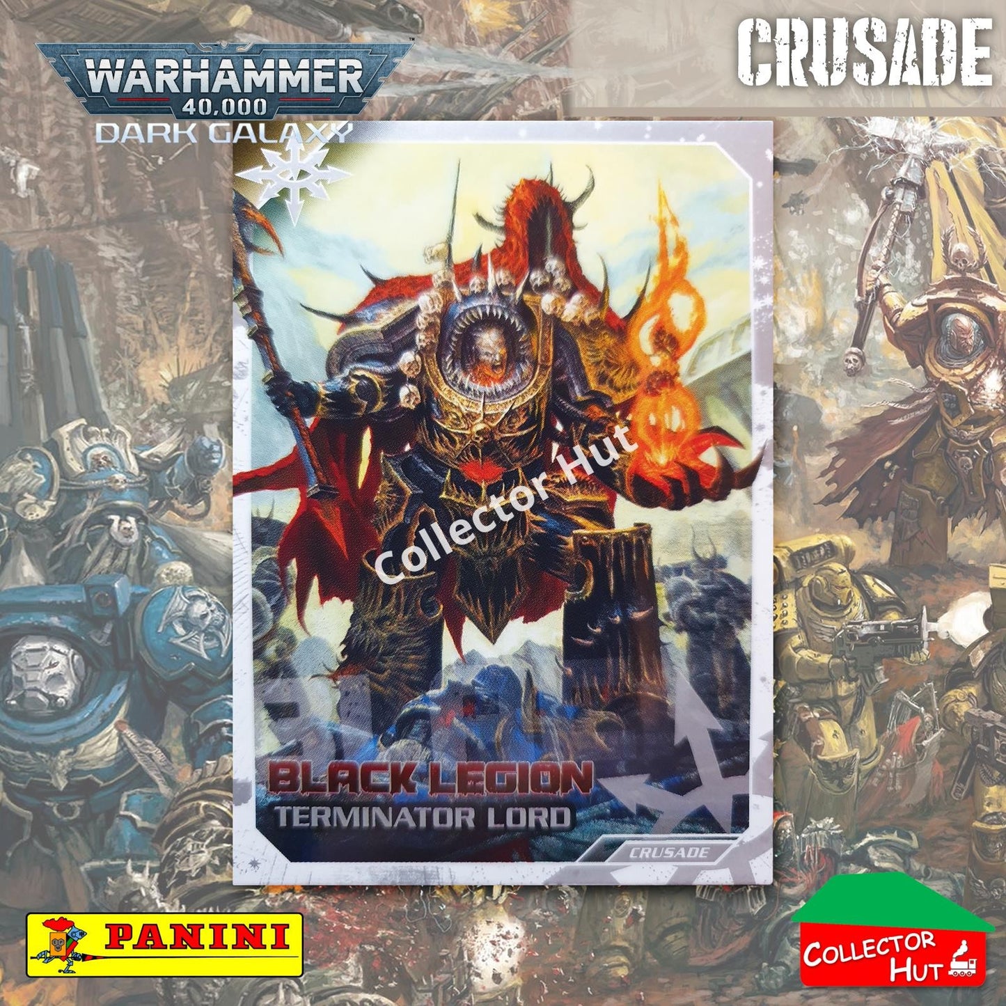 PANINI Warhammer 40,000 Dark Galaxy Parallel Trading Card Crusade Vanguard Purge