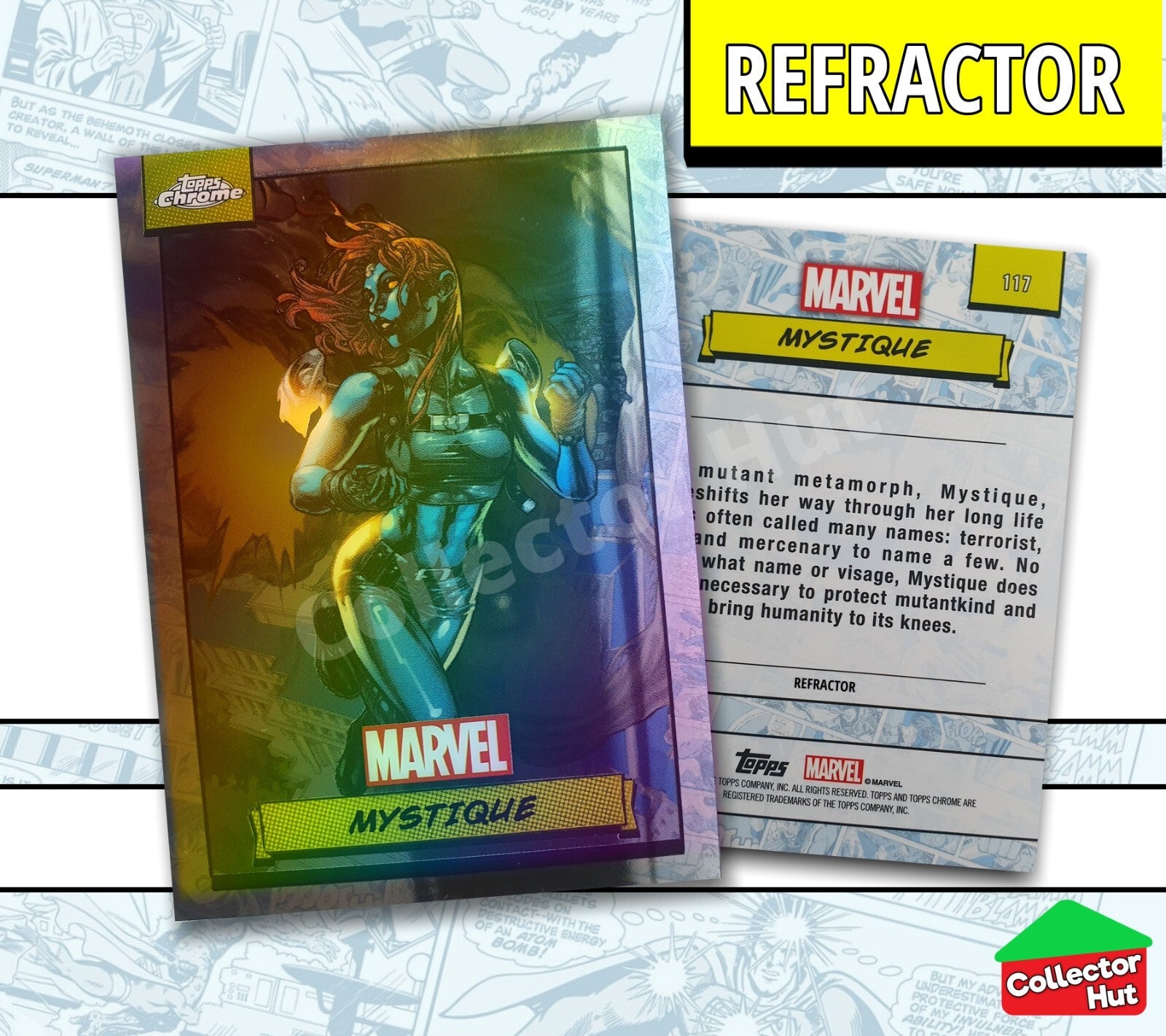 Marvel Topps Chrome 2024 REFRACTOR Card Collection YOU CHOOSE