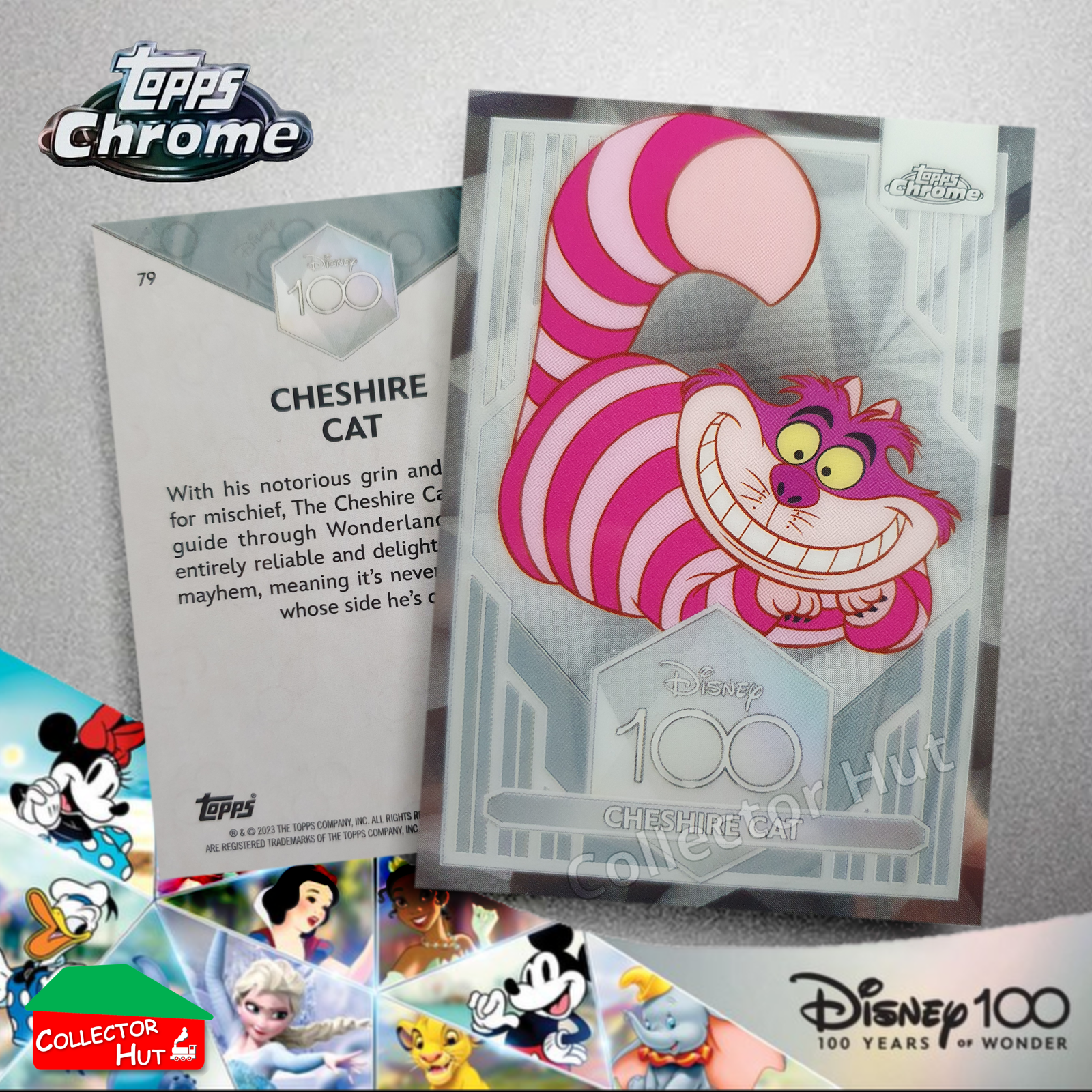 Disney 100 Topps Chrome 2023 Base Cards 1-100 Pick Singles to Complete Your Set