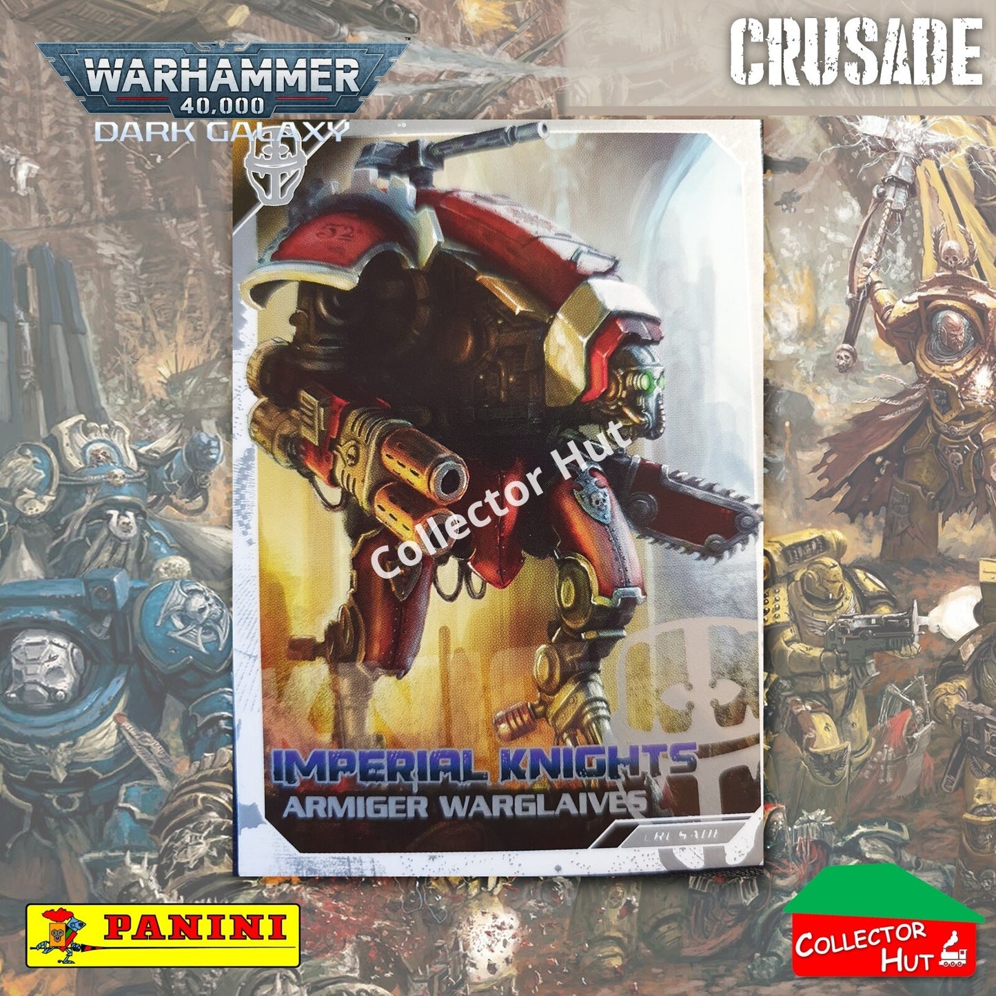 PANINI Warhammer 40,000 Dark Galaxy Parallel Trading Card Crusade Vanguard Purge
