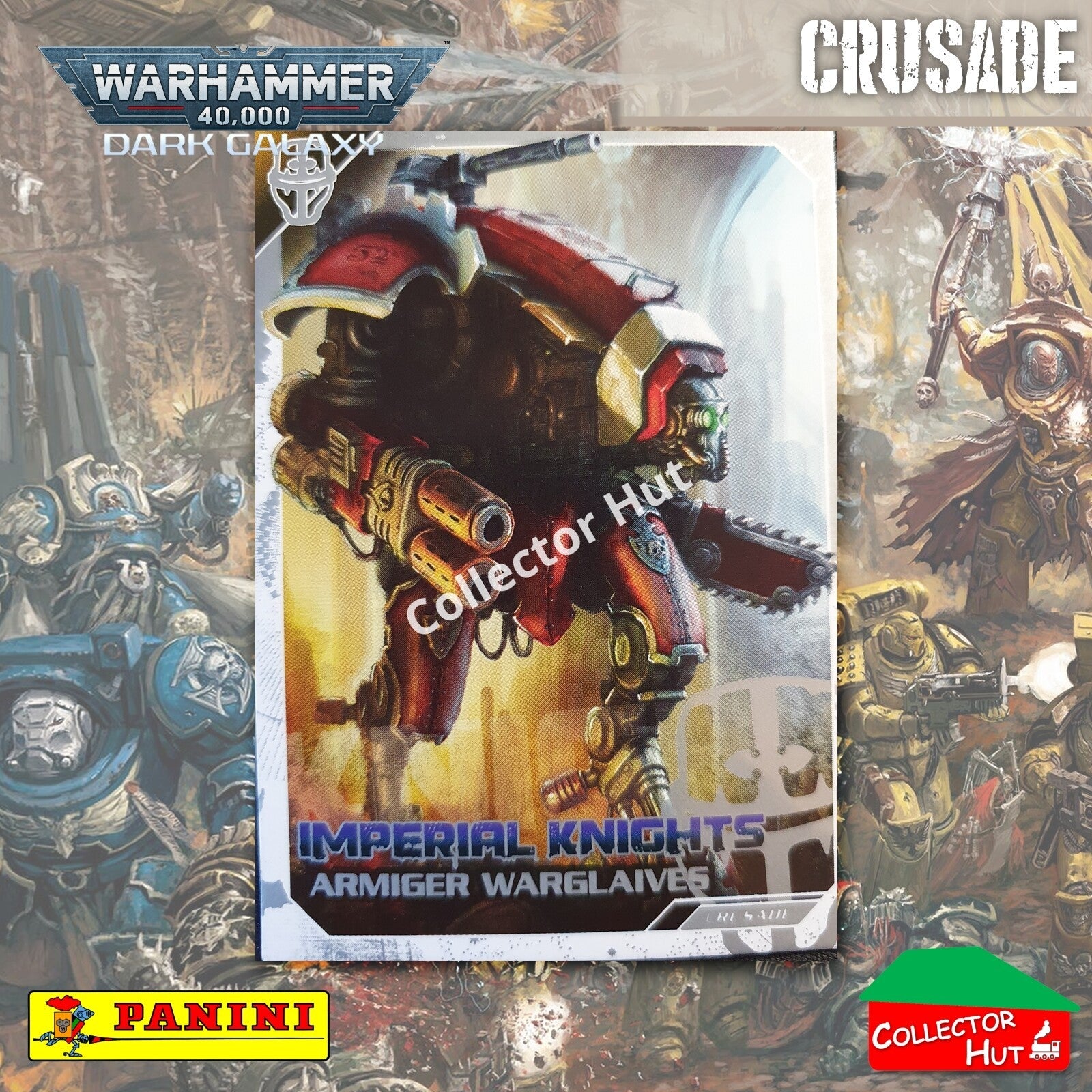 PANINI Warhammer 40,000 Dark Galaxy Parallel Trading Card Crusade Vanguard Purge
