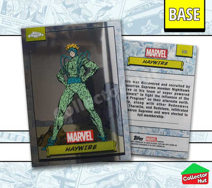 Marvel Topps Chrome 2024 Base Card Collection 1-150 YOU CHOOSE