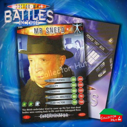 DOCTOR WHO Battles in Time #140-275 EXTERMINATOR RARE & COMMON Cards YOU CHOOSE