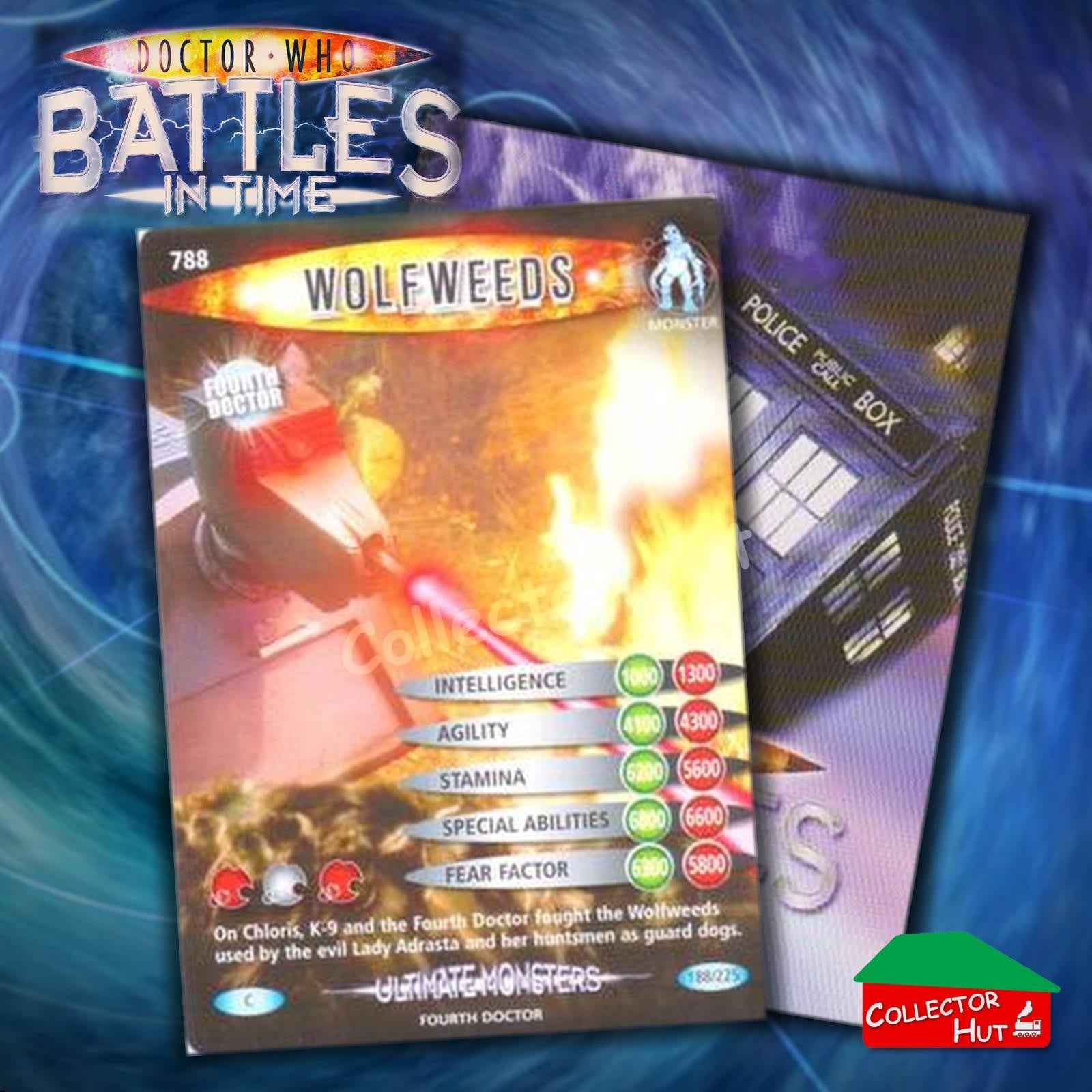 DOCTOR WHO Battles in Time #601-825 ULTIMATE MONSTERS RARE & COMMON Cards