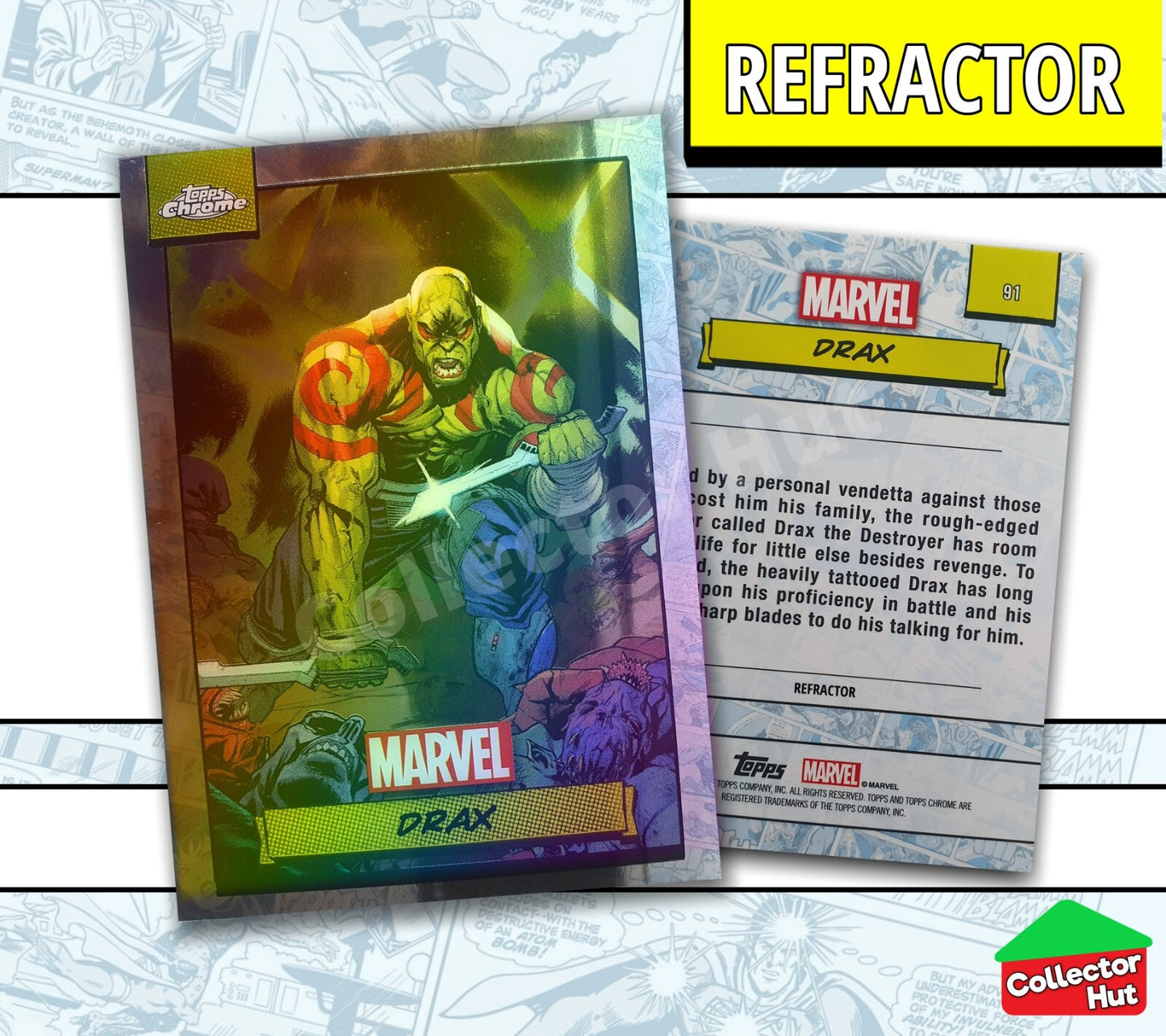 Marvel Topps Chrome 2024 REFRACTOR Card Collection YOU CHOOSE