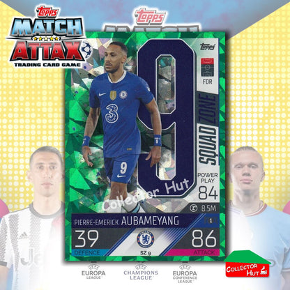 Topps Match Attax Extra 2022/23 Parallel CRYSTAL & EMERALD Cards YOU CHOOSE