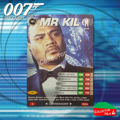 James Bond 007 Commander Spy Cards BASE COMMON YOU CHOOSE