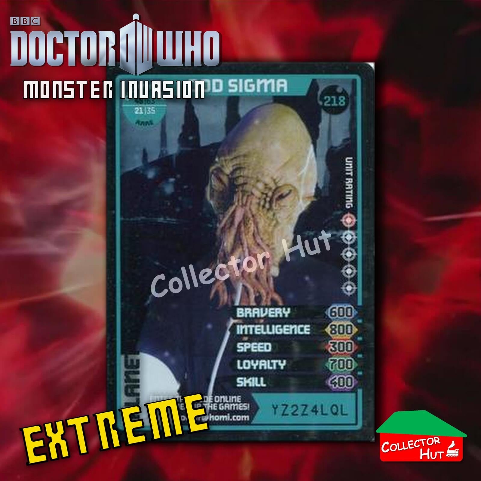 DOCTOR WHO Monster Invasion EXTREME Cards 166-344 New Fresh & Sleeved YOU CHOOSE