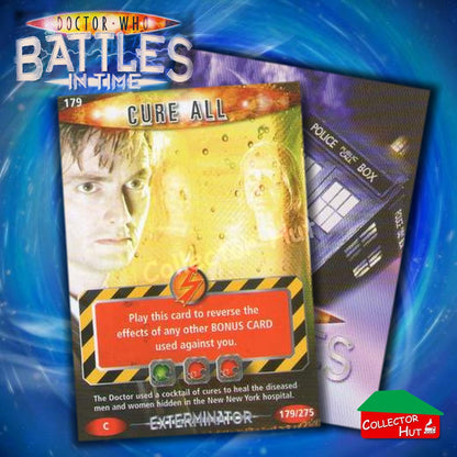DOCTOR WHO Battles in Time #140-275 EXTERMINATOR RARE & COMMON Cards YOU CHOOSE