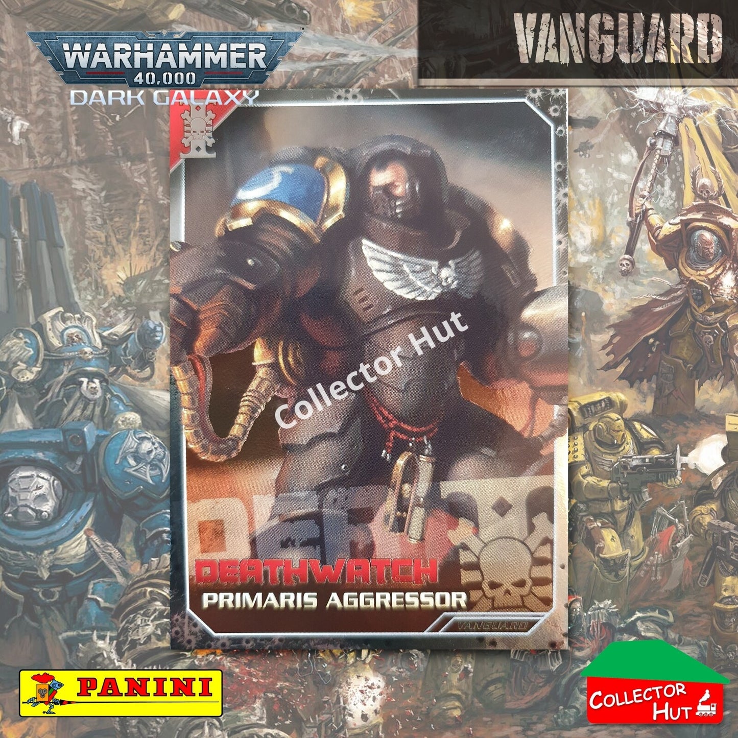 PANINI Warhammer 40,000 Dark Galaxy Parallel Trading Card Crusade Vanguard Purge