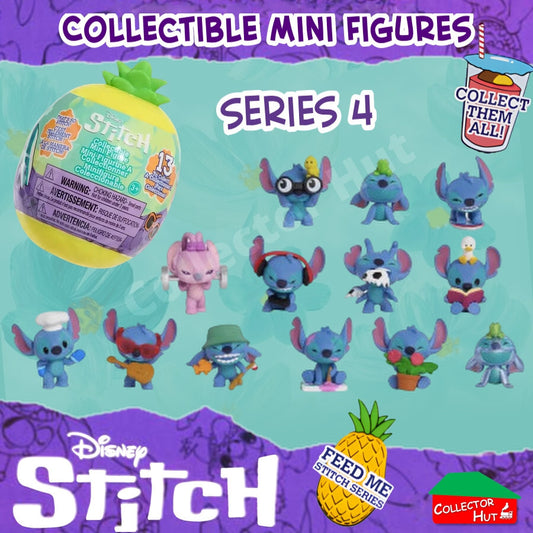 Disney Stitch Feed Me Mini Figures Series 4 PINEAPPLE POD Identified SEALED