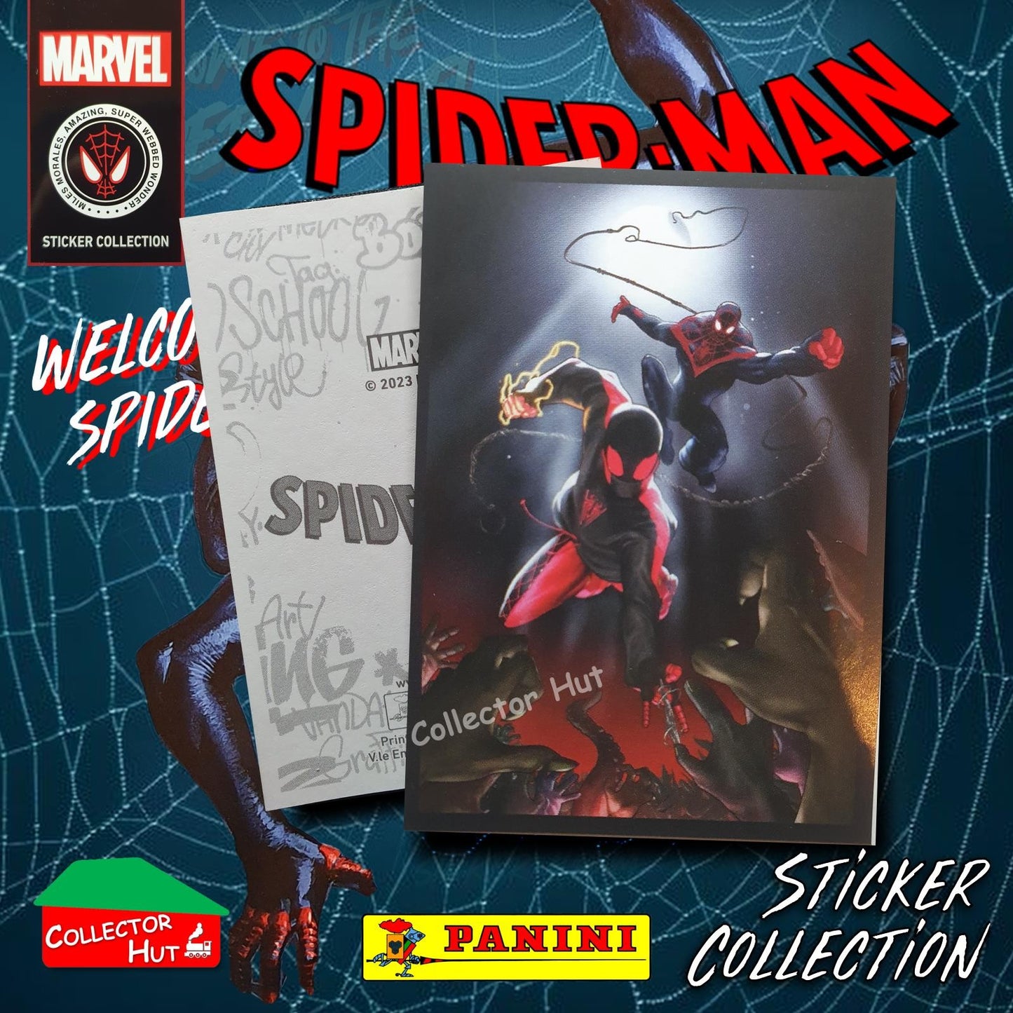 Panini Spider-Man Spider-Verse 2023 Collection Sticker Singles #1-163 & F1-30