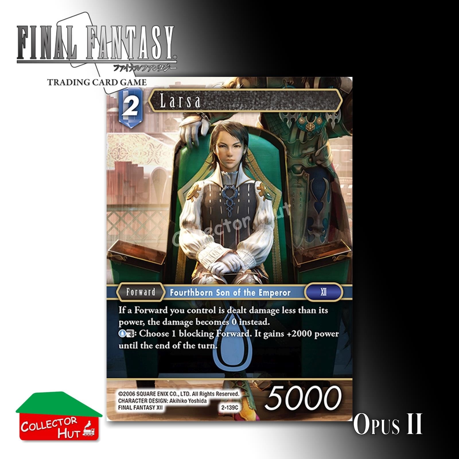 Final Fantasy Trading Card Game OPUS II 2 Singles You Choose