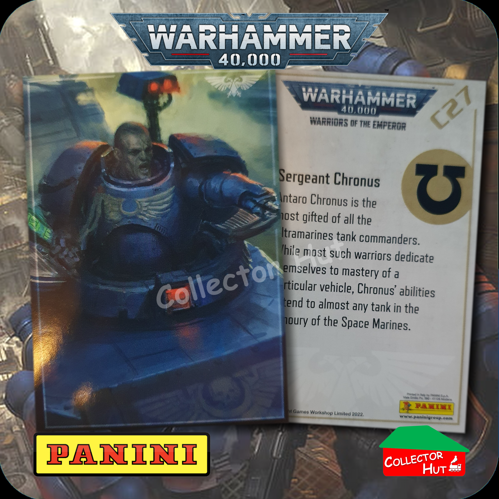 PANINI Warhammer 40,000 40k Warriors of the Emperor Trading Cards You Choose