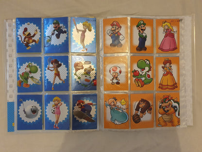 PANINI Super Mario Trading Cards COMPLETE BASE SET with Puzzle Cards