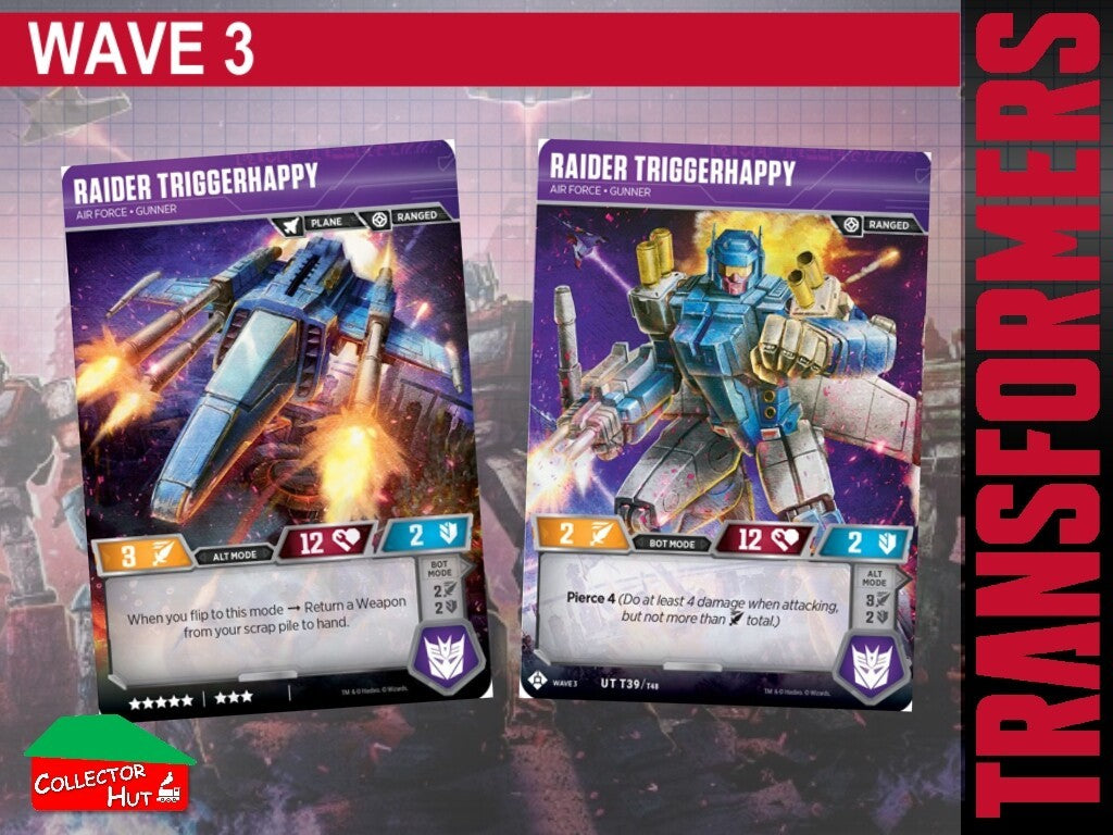 Transformers TCG CHARACTER Trading Cards All Waves