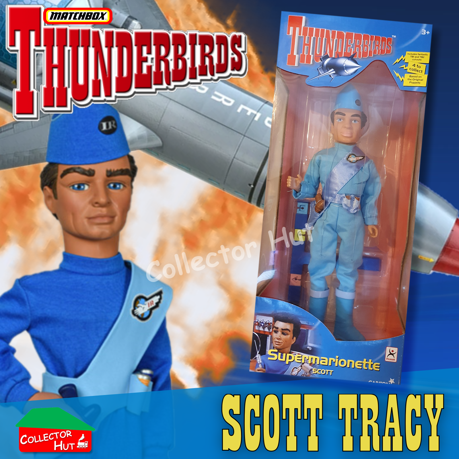 Gerry Anderson Thunderbirds Carlton Pelham Supermarionette Puppets RARE Unopened