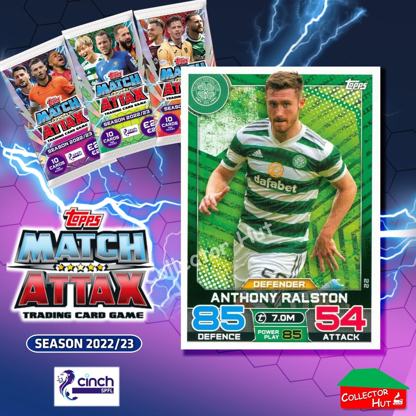 TOPPS MATCH ATTAX SPFL 2022/23 #1-162 Choose Your Card