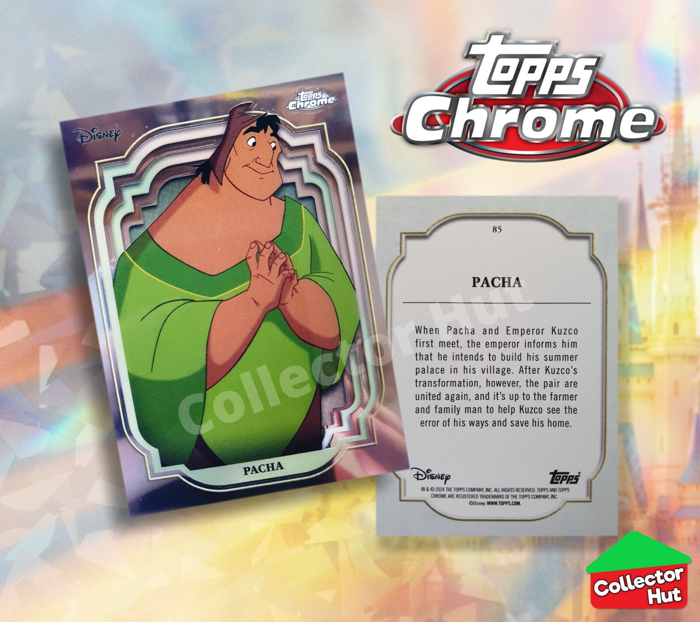 Disney Topps Chrome 2024 Base Cards 1-200 Pick Singles to Complete Your Set