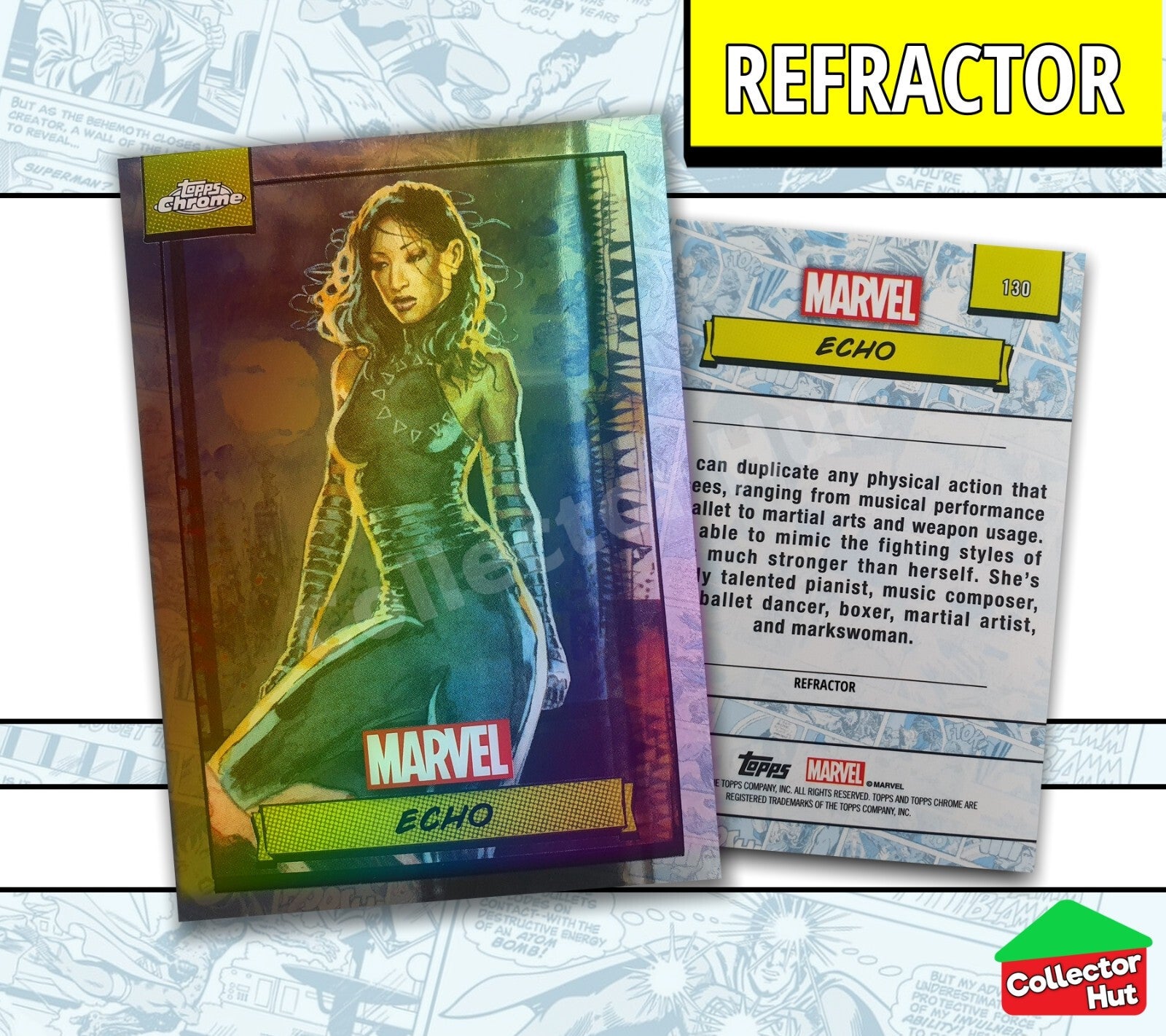 Marvel Topps Chrome 2024 REFRACTOR Card Collection YOU CHOOSE