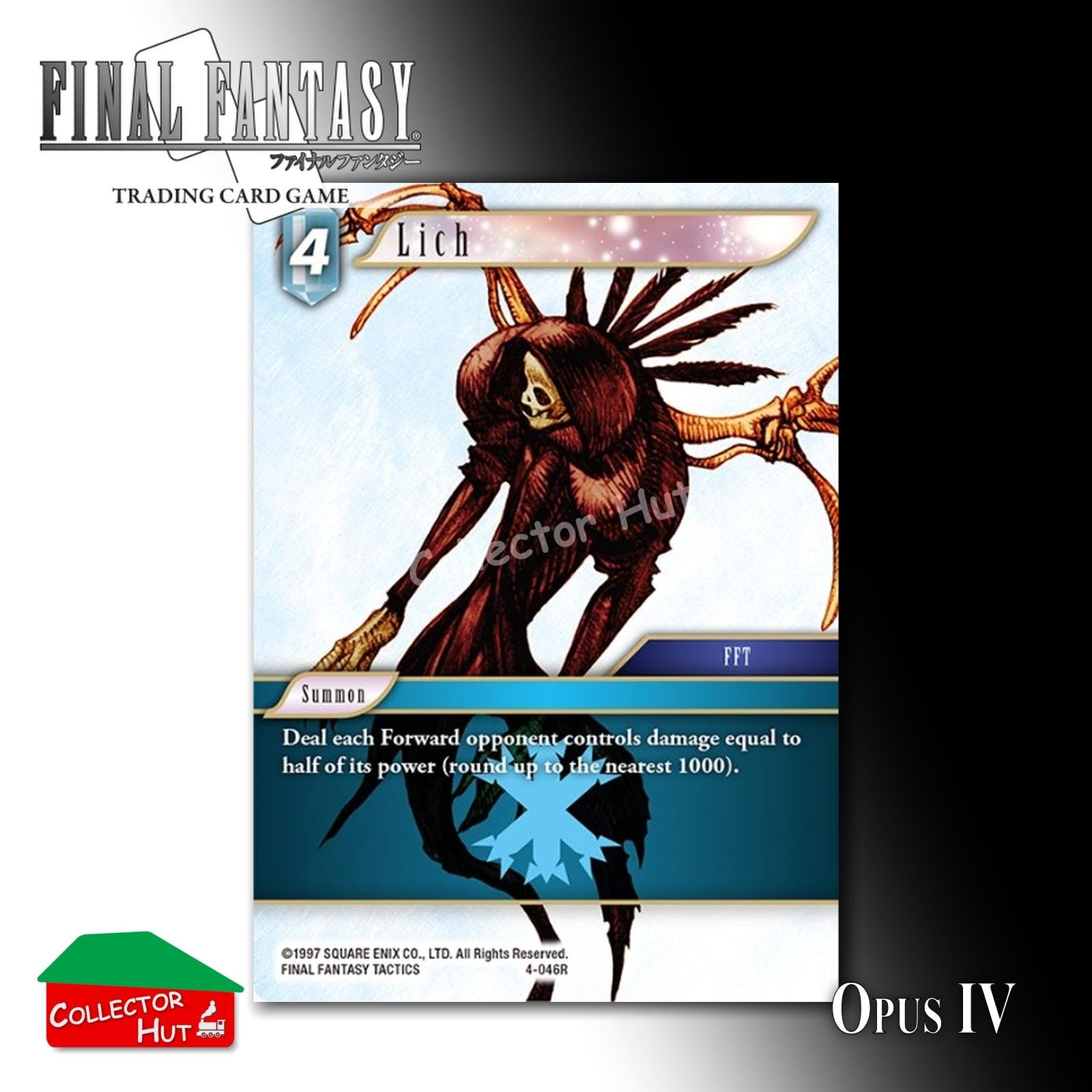 Final Fantasy Trading Card Game OPUS IV 4 Singles You Choose