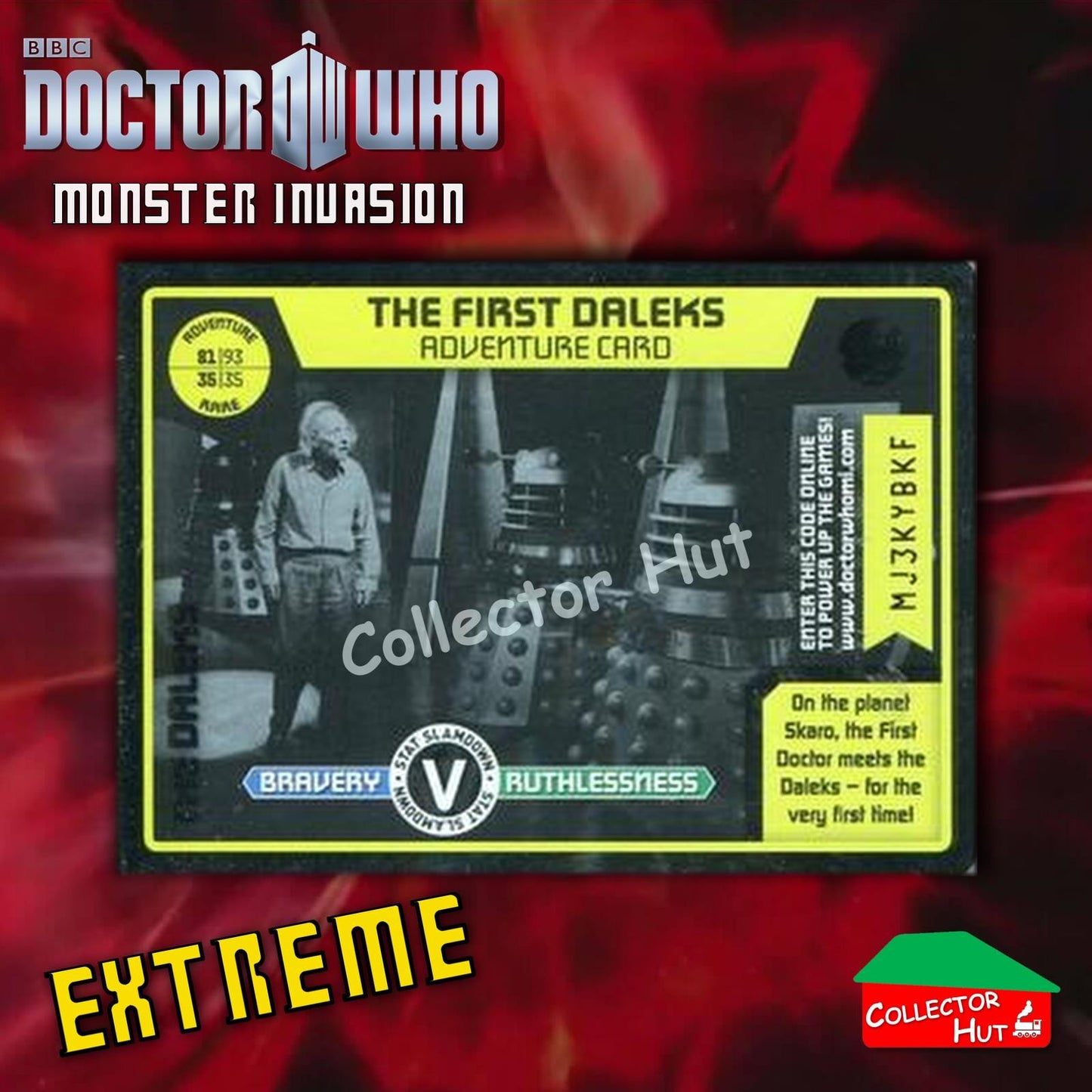 DOCTOR WHO Monster Invasion EXTREME Cards 166-344 New Fresh & Sleeved YOU CHOOSE