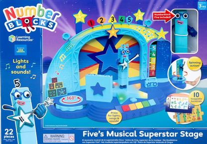 Numberblocks Five's Musical Super Stage Cbeebies