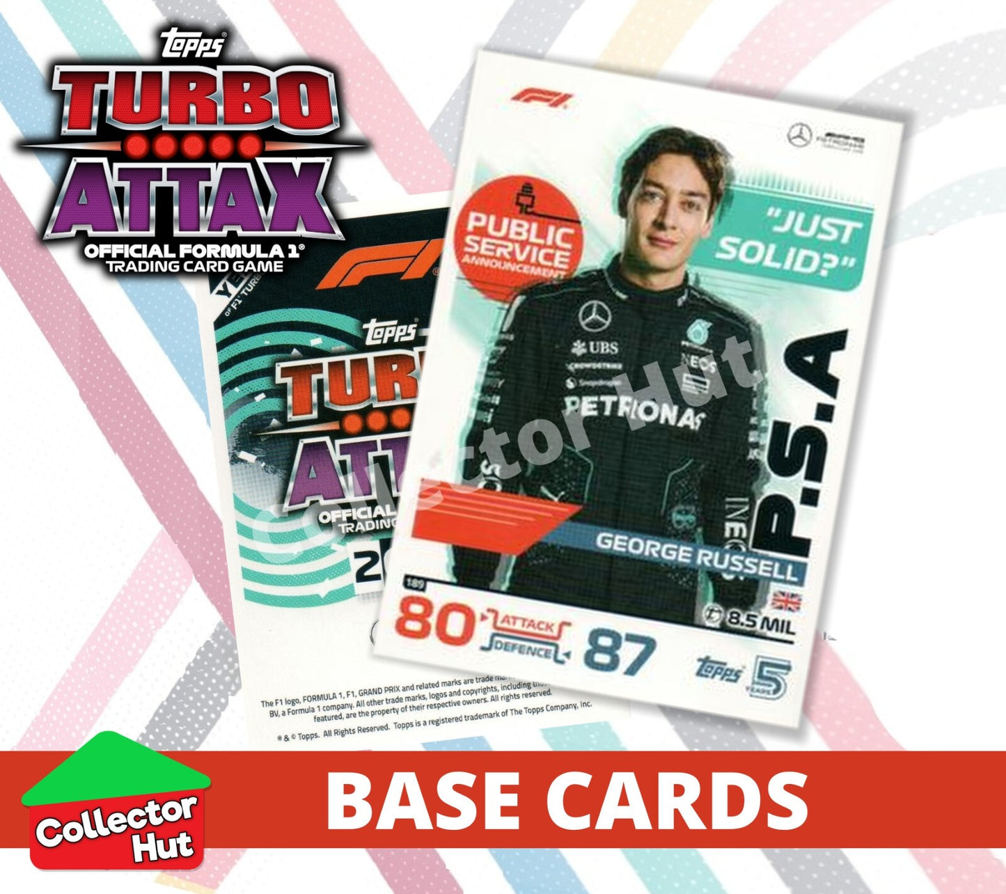 Topps Turbo Attax Formula 1 F1 2024 #167-312 Base Cards YOU CHOOSE
