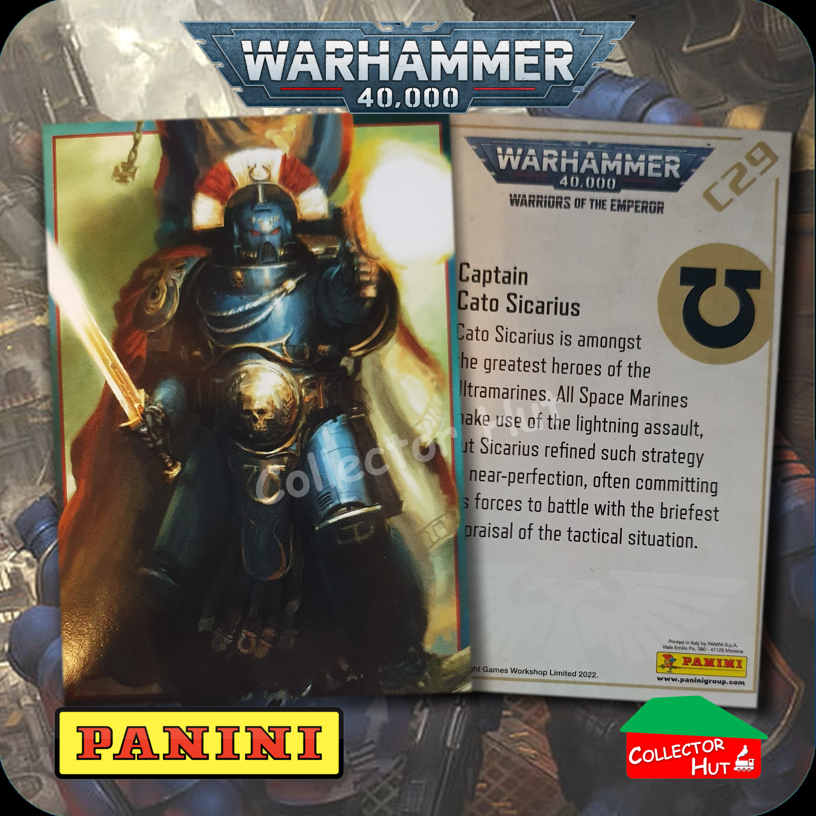 PANINI Warhammer 40,000 40k Warriors of the Emperor Trading Cards You Choose