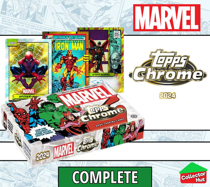 Marvel Topps Chrome 2024 Base Card Collection COMPLETE 150 SET