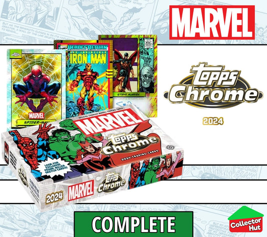 Marvel Topps Chrome 2024 Base Card Collection COMPLETE 150 SET