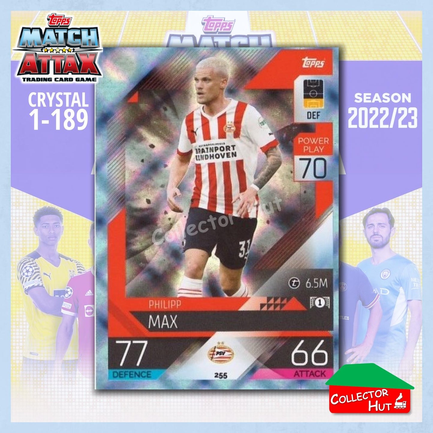 Topps Match Attax Europa Champions League 2022/23 Crystal Parallel Cards 190-387