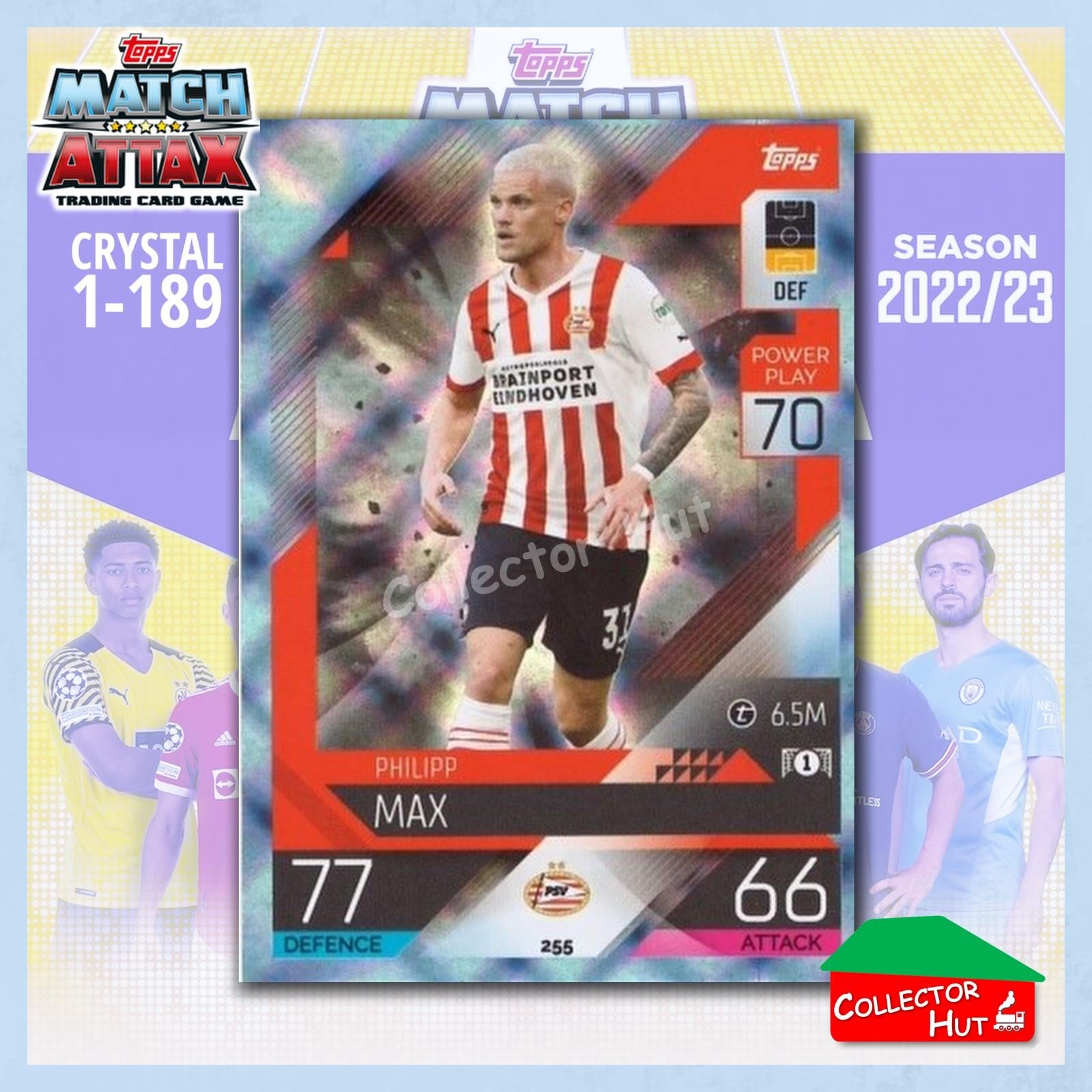 Topps Match Attax Europa Champions League 2022/23 Crystal Parallel Cards 190-387
