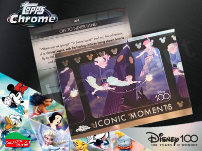 Disney 100 Topps Chrome 2023 RARE CARDS Off the Page Iconic Moments Stitch