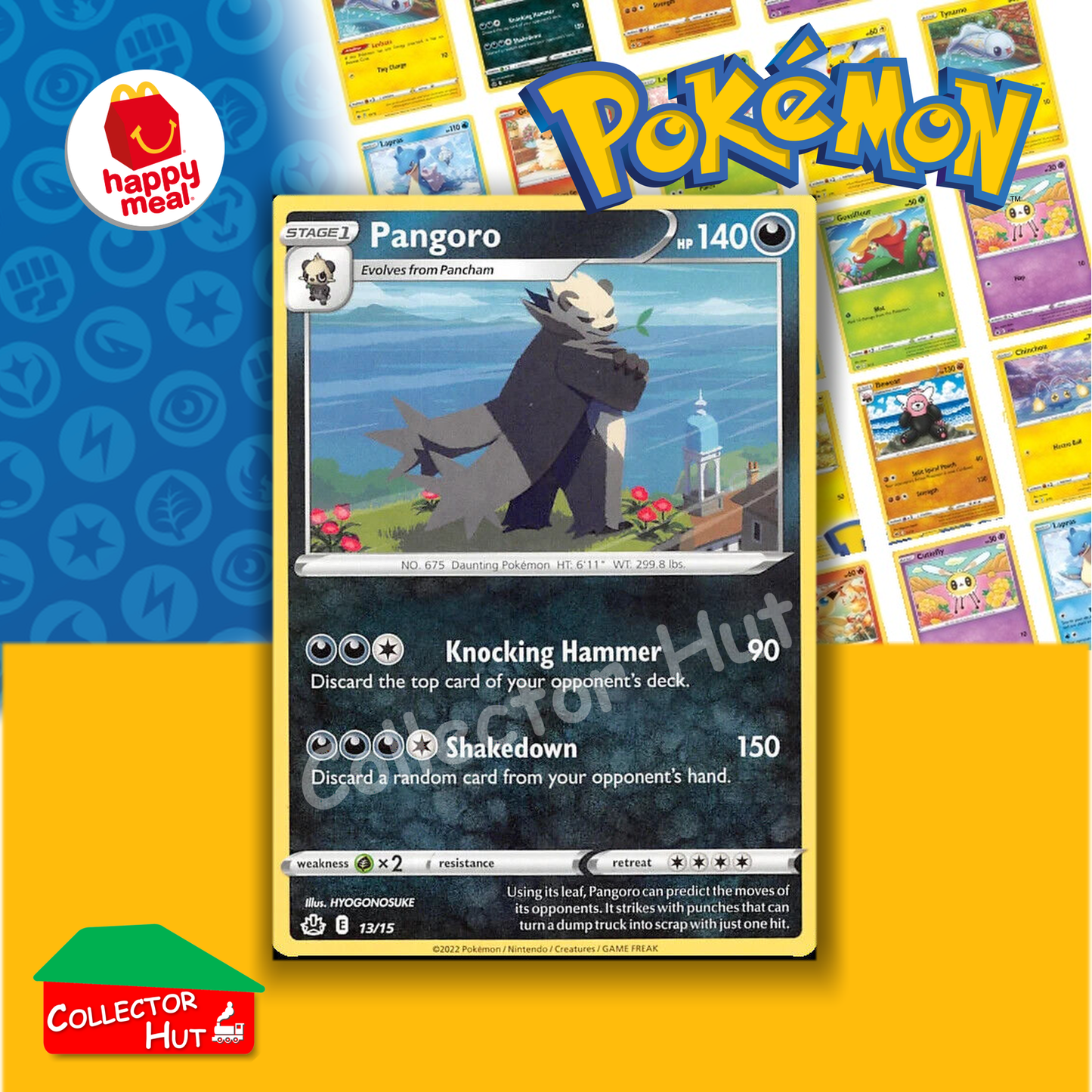 McDonald's Happy Meal 2022 Pokémon Match Battle SINGLE Trading Cards You Choose
