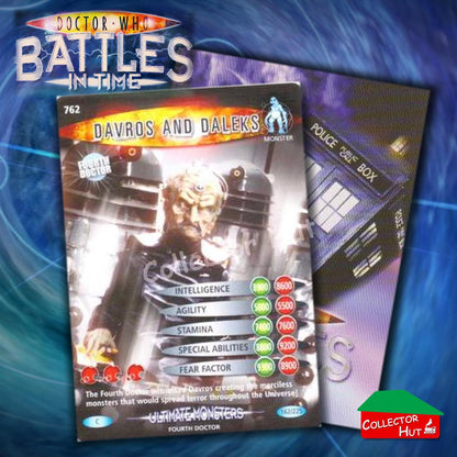 DOCTOR WHO Battles in Time #601-825 ULTIMATE MONSTERS RARE & COMMON Cards