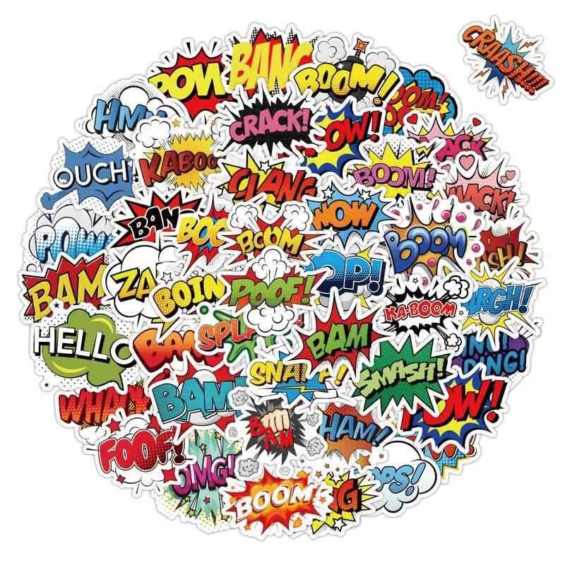 Awesome Stickers Novelty Anime Cartoon Animals Artistic 100's to Choose From