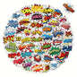 Awesome Stickers Novelty Anime Cartoon Animals Artistic 100's to Choose From