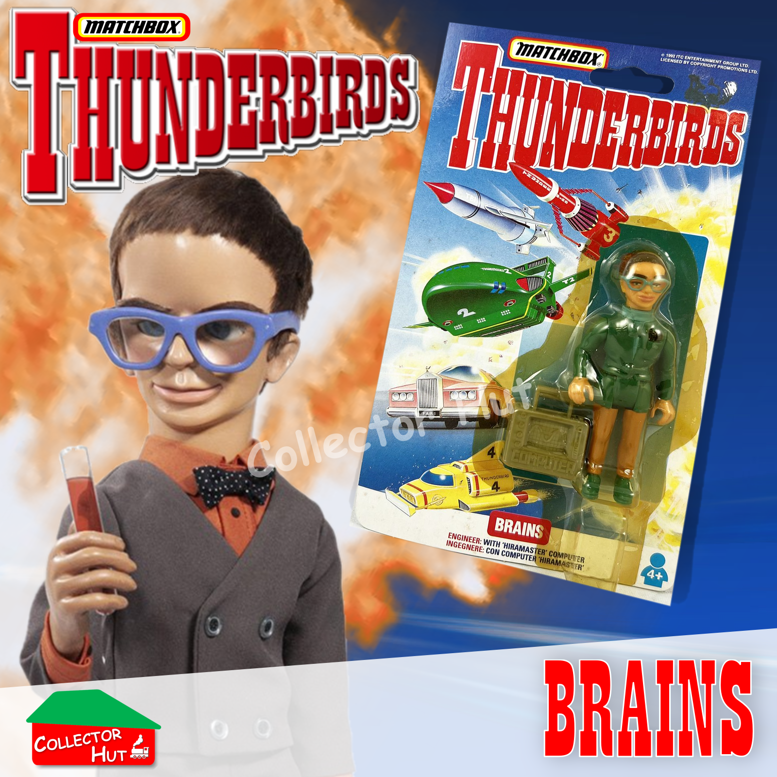 Gerry Anderson Thunderbirds Matchbox 1992 Action Figures SEALED