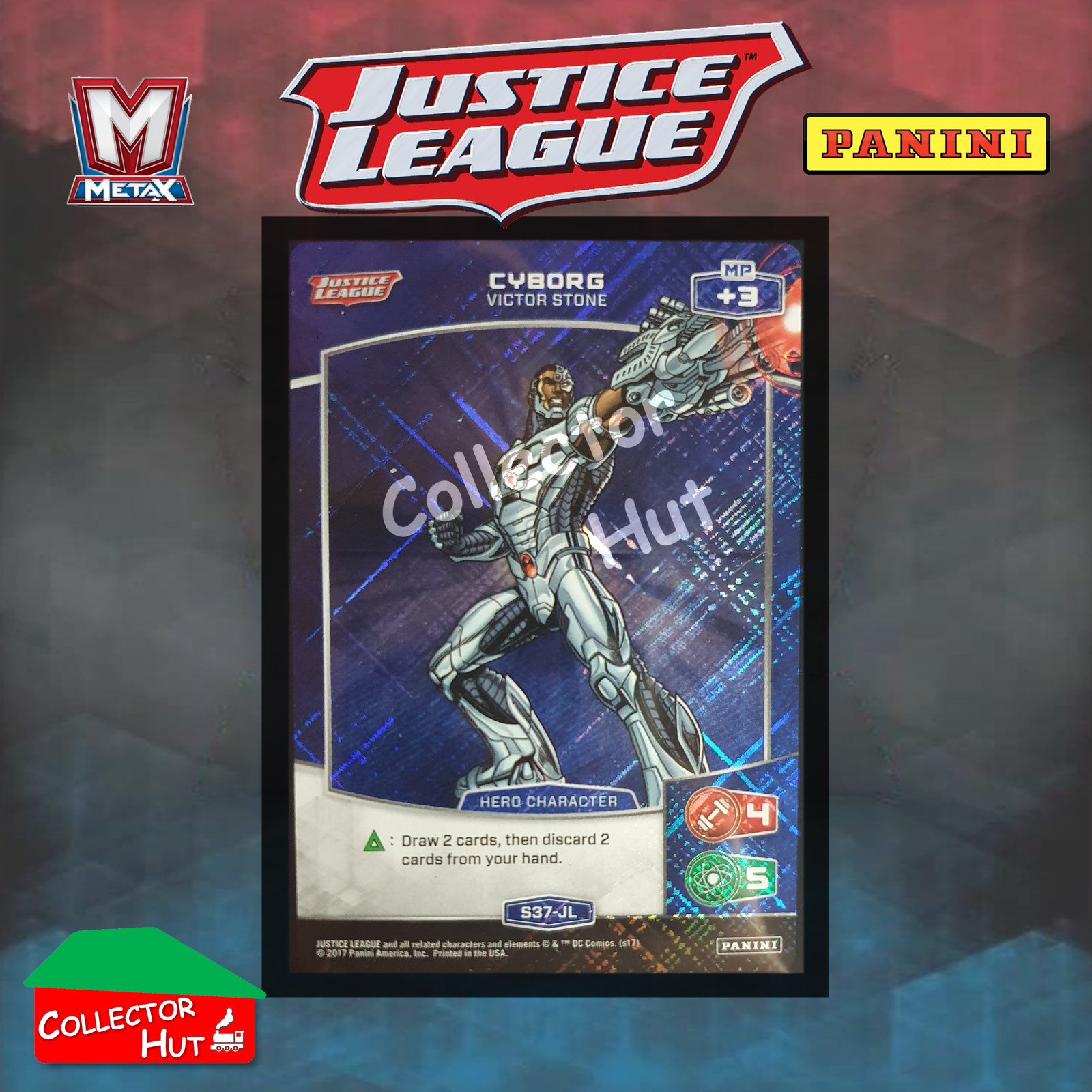 Panini MetaX DC Justice League Foil Cards S1-S72 Choose Your Card