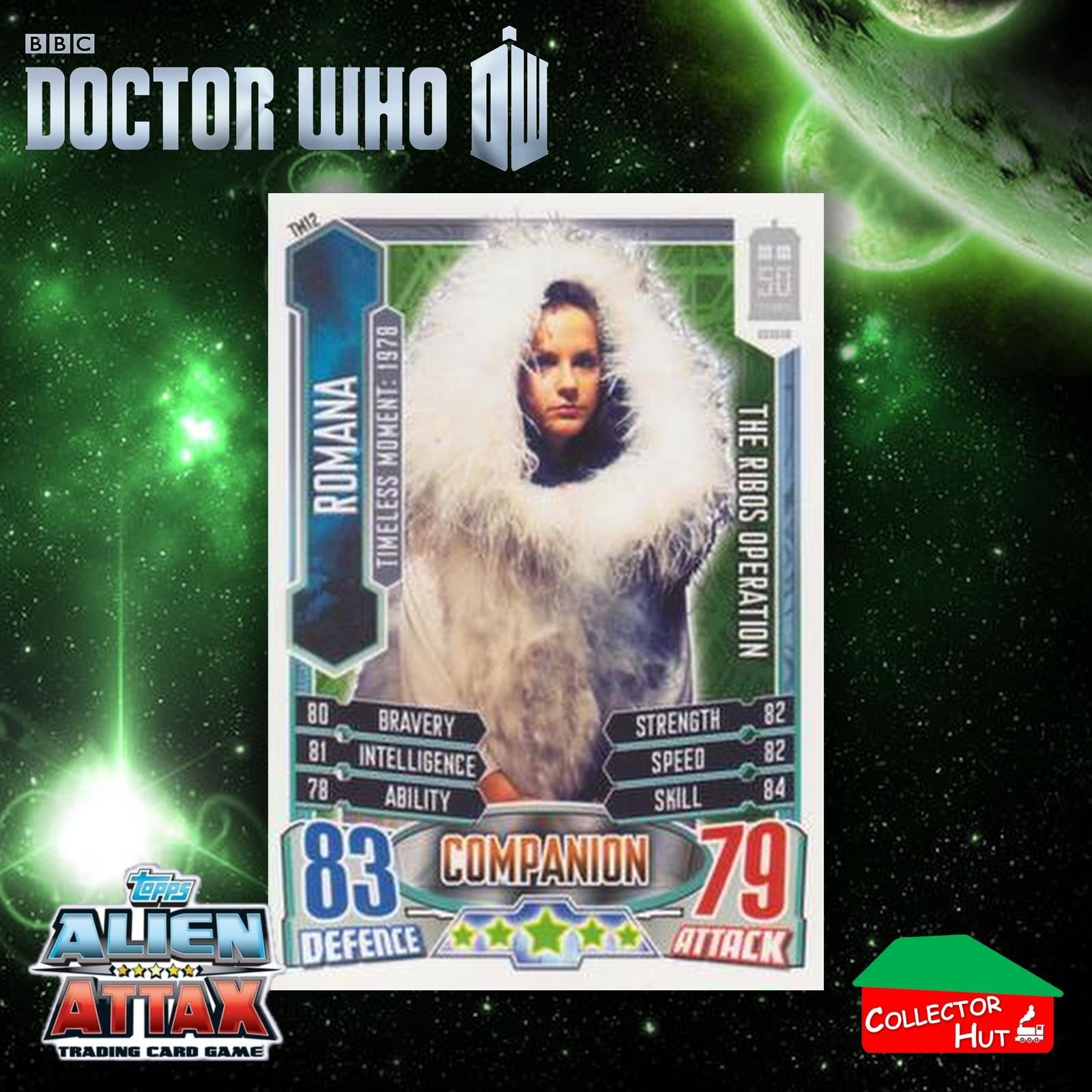 Topps Doctor Who Alien Attax 50th Anniversary Edition Companion Timeless Cards
