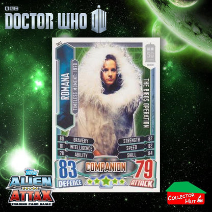 Topps Doctor Who Alien Attax 50th Anniversary Edition Companion Timeless Cards