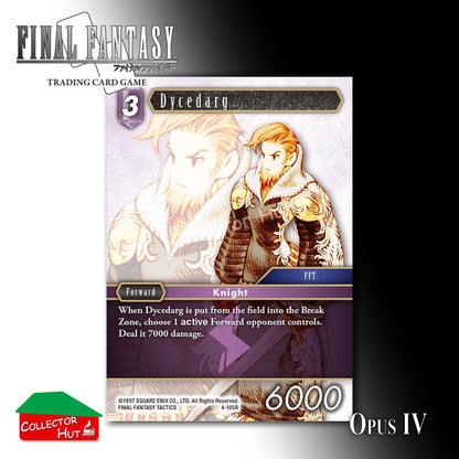 Final Fantasy Trading Card Game OPUS IV 4 Singles You Choose