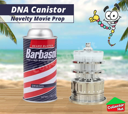 Jurassic Park Movie Prop Barbasol Cryo DNA Embryo Canistor Denis Nedry