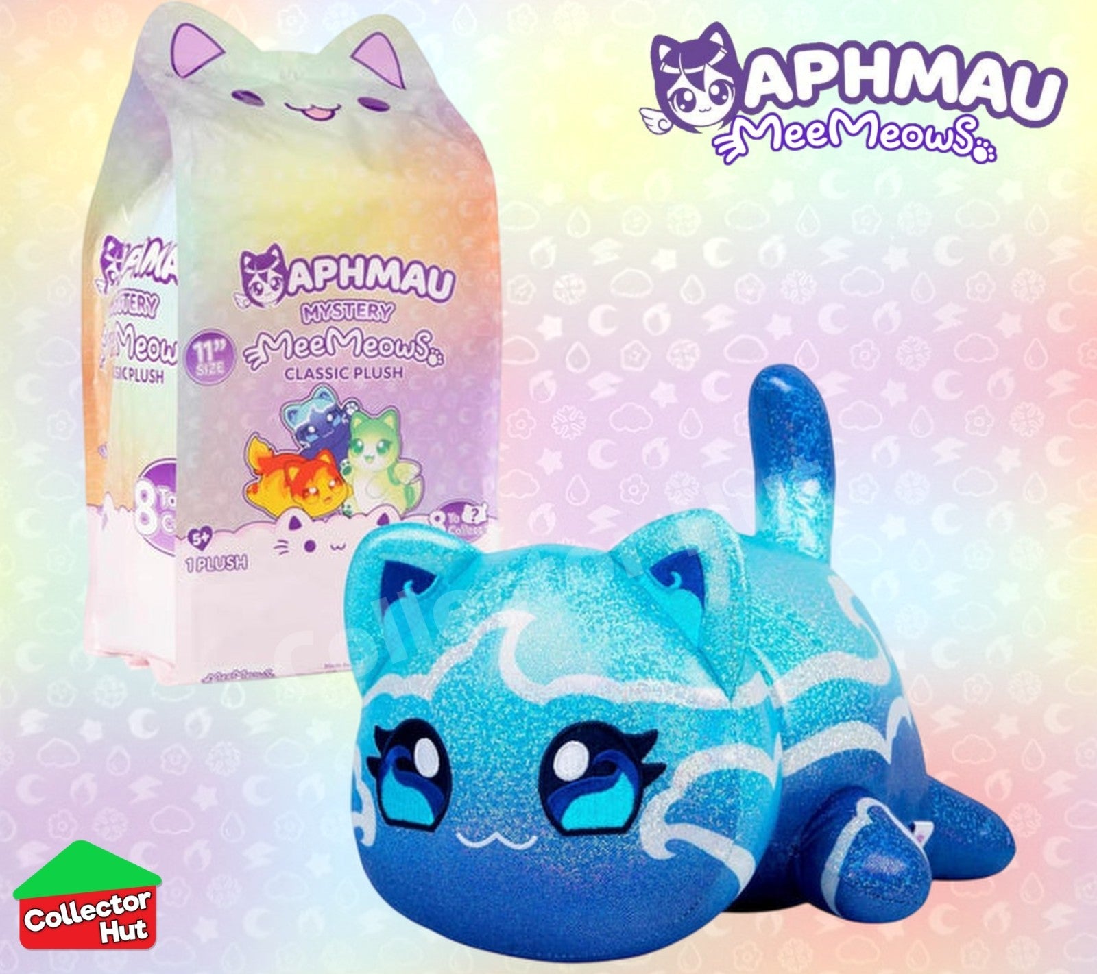 Aphmau MeeMeows Mystery 28cm 11" Plush Litter 8 ELEMENTAL IDENTIFIED You Choose
