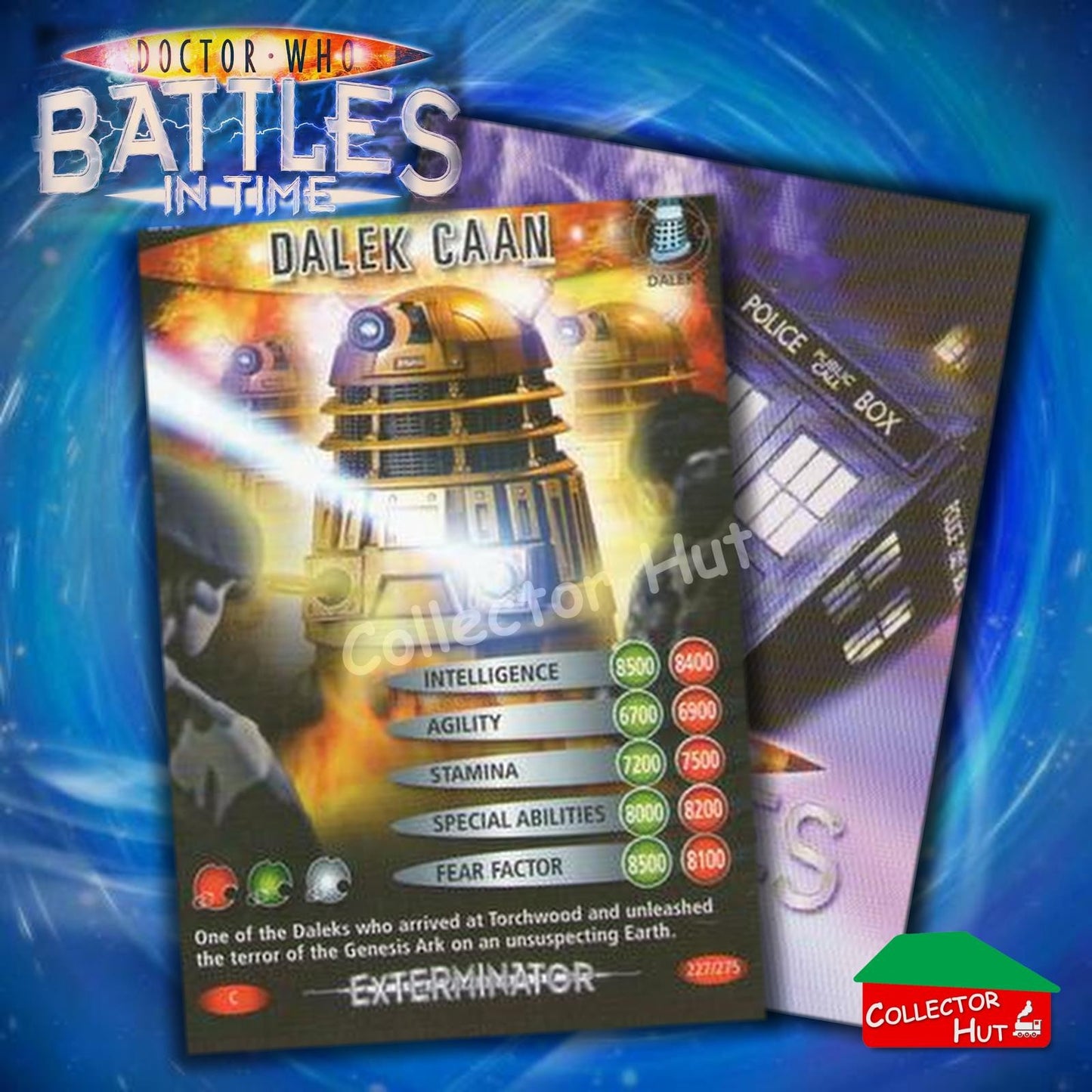 DOCTOR WHO Battles in Time #140-275 EXTERMINATOR RARE & COMMON Cards YOU CHOOSE